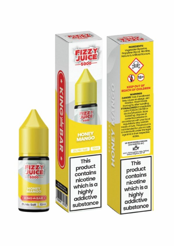 HONEY MANGO 10ML NIC SALT FIZZY JUICE 5000