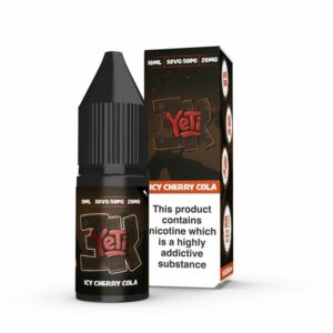 ICY CHERRY COLA BAR SALTS 10ML NIC SALT YETI 3K