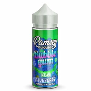 KIWI BLUEBERRY BUBBLEGUM 100ML E LIQUID RAMSEY