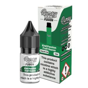 KIWI PASSION FRUIT GUAVA BAR FUSION 10ML NIC SALT RAMSEY