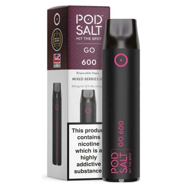 POD SALT GO 600 DISPOSABLE DEVICE VAPE 20MG - Image 6