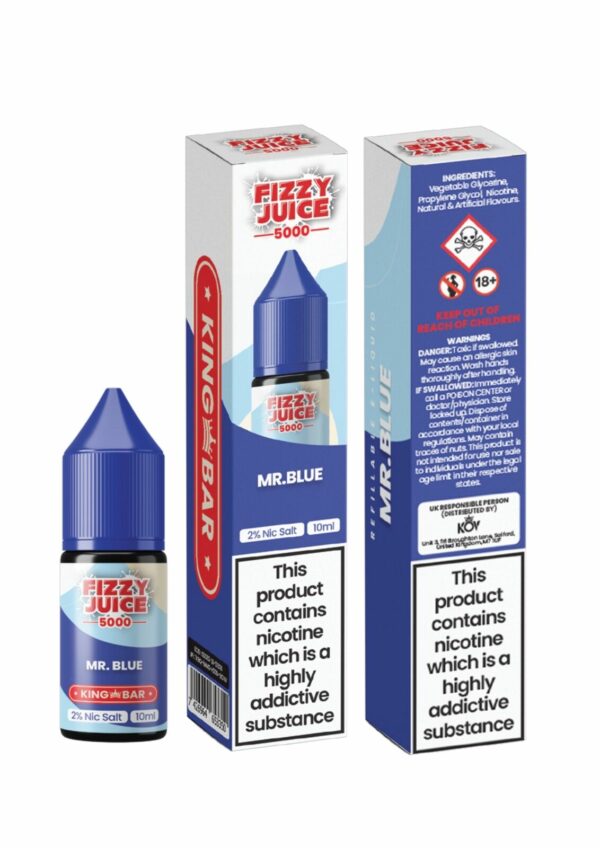 MR BLUE 10ML NIC SALT FIZZY JUICE 5000
