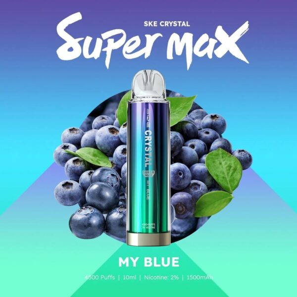 SKE CRYSTAL SUPER MAX 4500 DISPOSABLE VAPE KIT 20MG - Image 12
