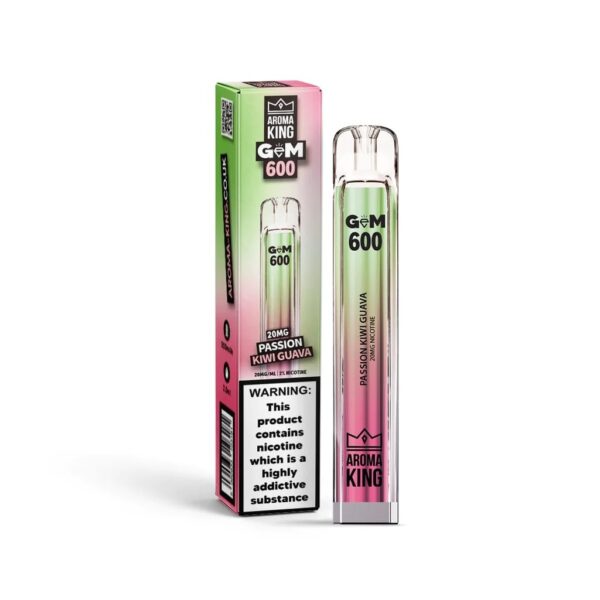 AROMA KING GEM 600 DISPOSABLE VAPE KIT 20MG EXP - Image 26