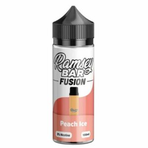 PEACH ICE BAR FUSION 100ML E LIQUID RAMSEY