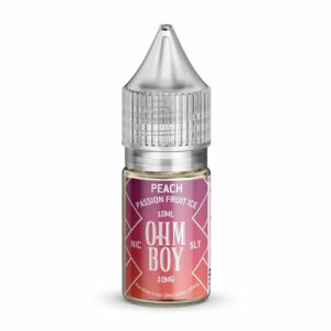 PEACH PASSION FRUIT ICE 10ML NIC SALT OHM BOY