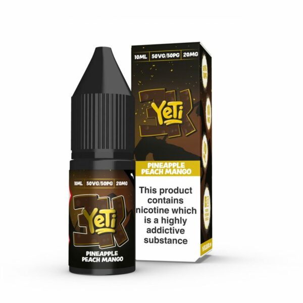 PINEAPPLE PEACH MANGO BAR SALTS 10ML NIC SALT YETI 3K