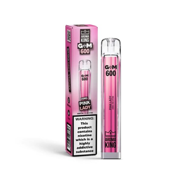 AROMA KING GEM 600 DISPOSABLE VAPE KIT 20MG EXP - Image 25
