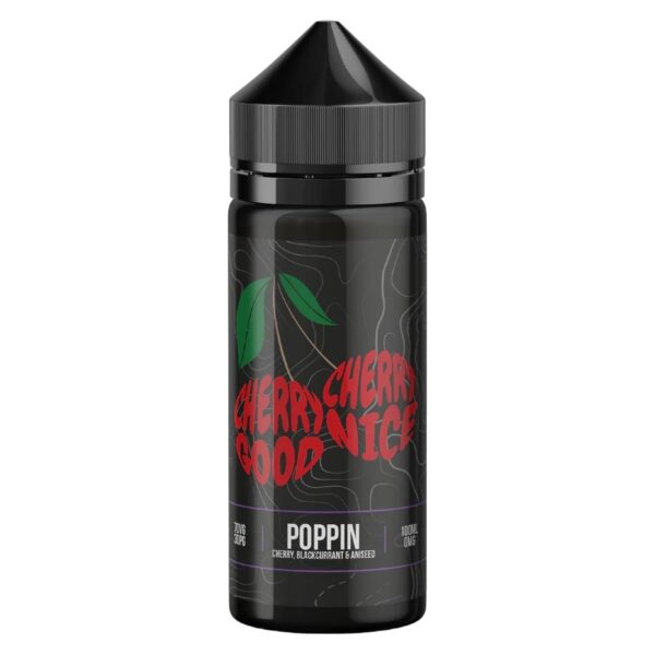 POPPIN 100ML E LIQUID CHERRY GOOD CHERRY NICE