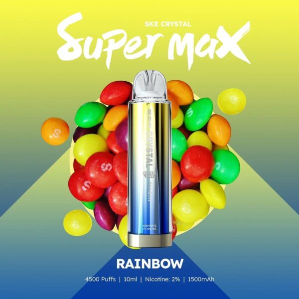 SKE CRYSTAL SUPER MAX 4500 DISPOSABLE VAPE KIT 20MG - Image 8