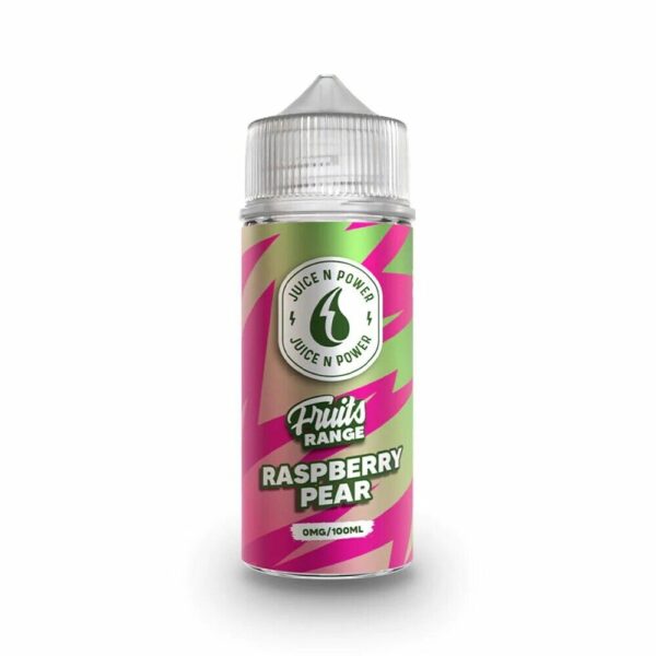 RASPBERRY PEAR FRUITS 100ML E LIQUID JUICE N POWER