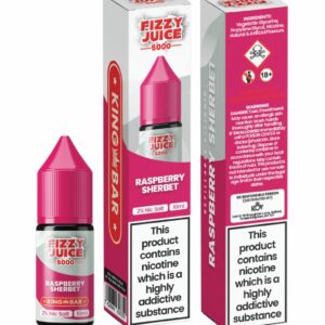 RASPBERRY SHERBET 10ML NIC SALT FIZZY JUICE 5000