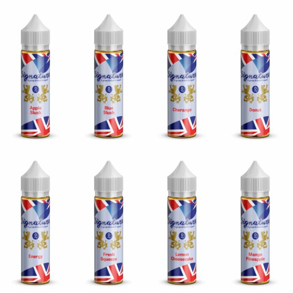 SIGNATURE VAPOUR 50ML E LIQUID 50/50 VG/PG (EXP)