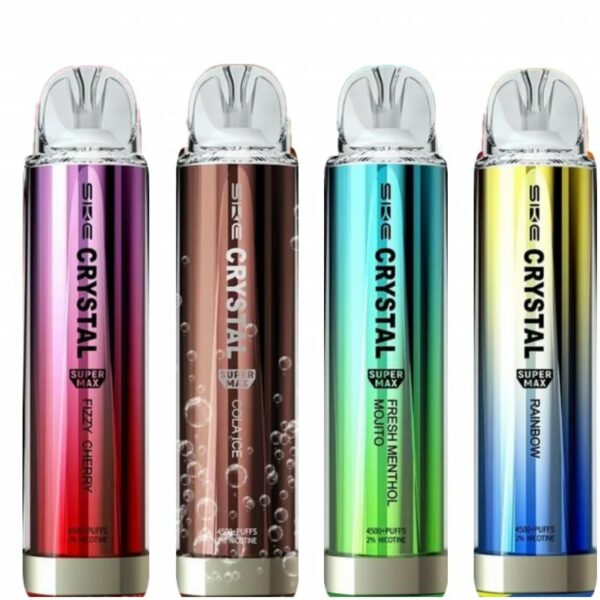 SKE CRYSTAL SUPER MAX 4500 DISPOSABLE VAPE KIT 20MG
