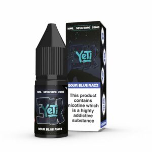 SOUR BLUE RAZZ BAR SALTS 10ML NIC SALT YETI 3K