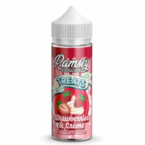 STRAWBERRIES AND CREME TREATS 100ML E LIQUID RAMSEY