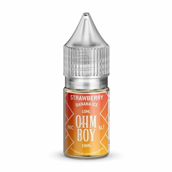 STRAWBERRY BANANA ICE 10ML NIC SALT OHM BOY