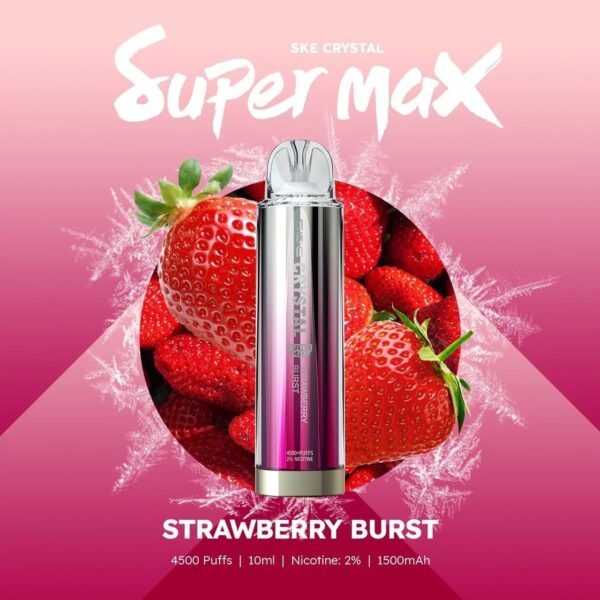 SKE CRYSTAL SUPER MAX 4500 DISPOSABLE VAPE KIT 20MG - Image 6