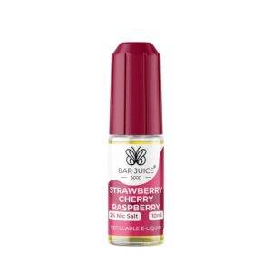 STRAWBERRY CHERRY RASPBERRY 10ML NIC SALT BAR JUICE 5000