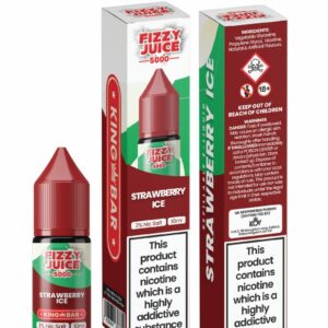 STRAWBERRY ICE 10ML NIC SALT FIZZY JUICE 5000