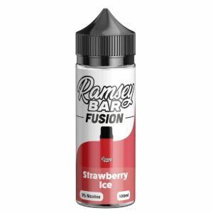 STRAWBERRY ICE BAR FUSION 100ML E LIQUID RAMSEY