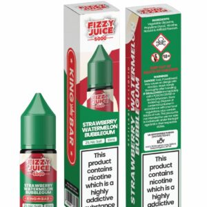STRAWBERRY WATERMELON BUBBLEGUM 10ML NIC SALT FIZZY JUICE 5000