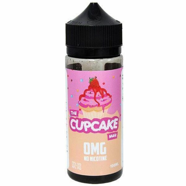 THE CUPCAKE MAN STRAWBERRY 100ML E LIQUID VAPER TREATS