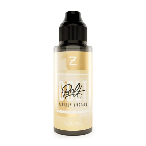 VANILLA CUSTARD 100ML E LIQUID BOLT BY ZEUS JUICE
