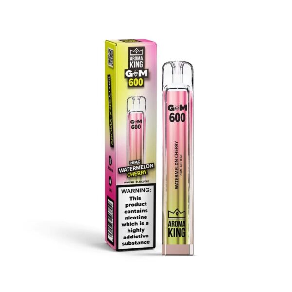AROMA KING GEM 600 DISPOSABLE VAPE KIT 20MG EXP - Image 3