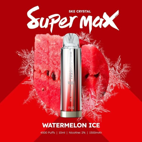SKE CRYSTAL SUPER MAX 4500 DISPOSABLE VAPE KIT 20MG - Image 20