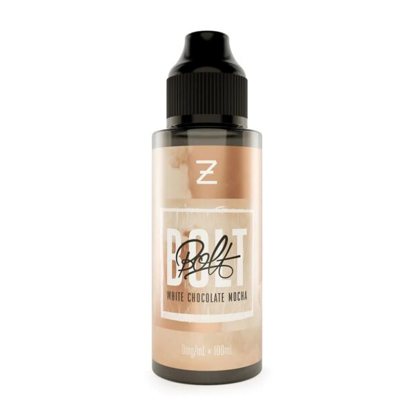 WHITE CHOCOLATE MOCHA 100ML E LIQUID BOLT BY ZEUS JUICE
