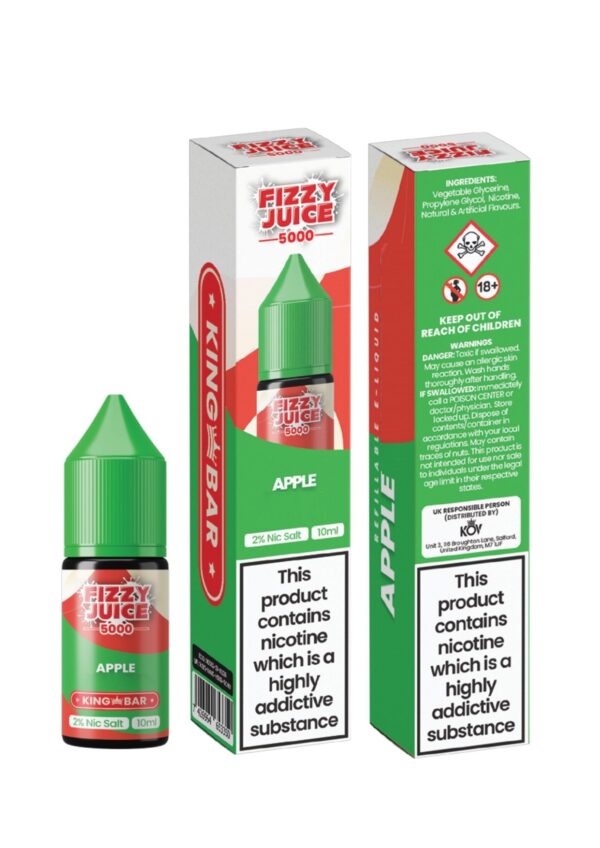 APPLE RAINBOW SWEETS 10ML NIC SALT FIZZY JUICE 5000