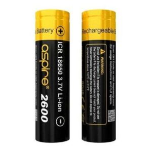 ASPIRE 18650 BATTERY 2600MAH