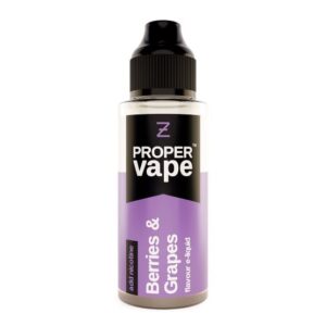BERRIES & GRAPES 100ML E LIQUID PROPER VAPE