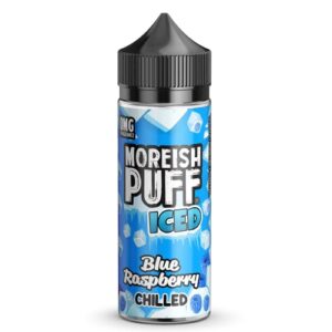 BLUE RASPBERRY CHILLED (ICED) 100ML E LIQUID BY MOREISH PUFF