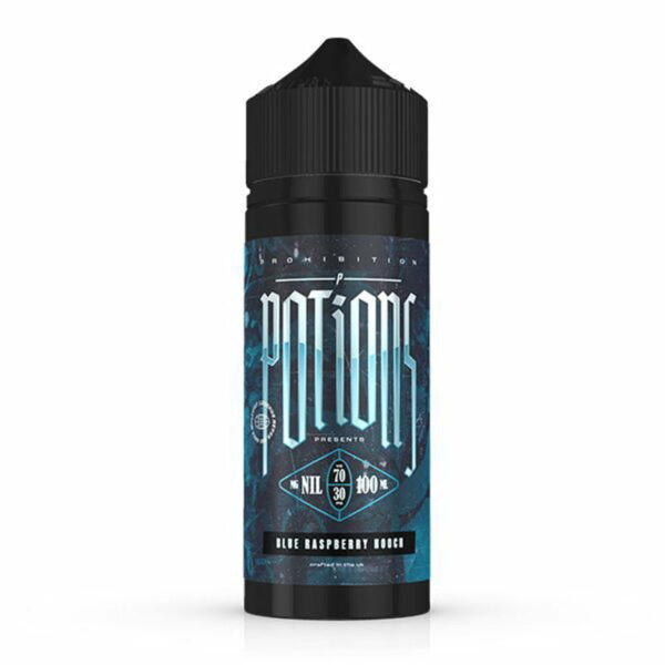 BLUE RASPBERRY HOOCH 100ML E LIQUID PROHIBITION POTIONS