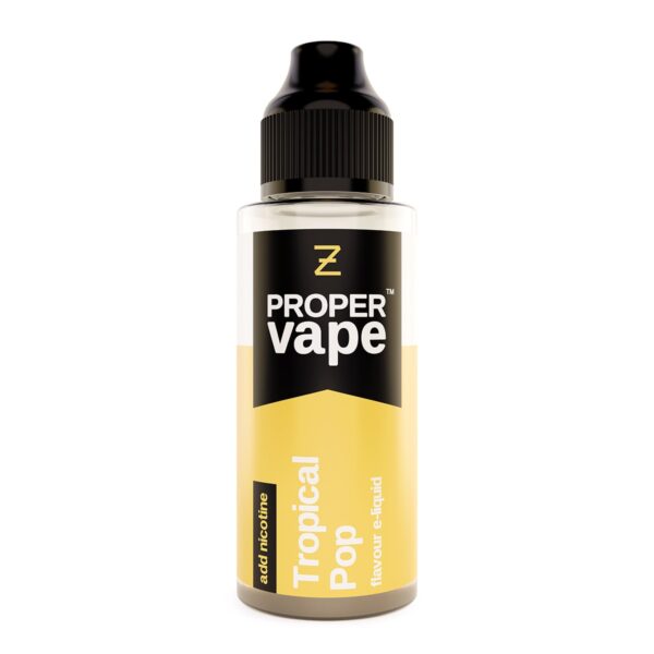 TROPICAL POP 100ML E LIQUID PROPER VAPE
