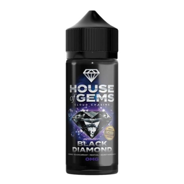BLACK DIAMOND 100ML E LIQUID HOUSE OF GEMS