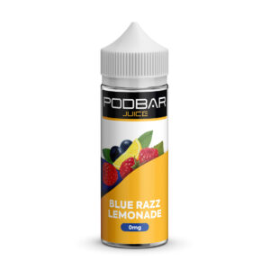 BLUE RAZZ LEMONADE 100ML E LIQUID 50/50 PODBAR JUICE BY KINGSTON