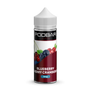 BLUEBERRY CHERRY CRANBERRY 100ML E LIQUID 50/50 PODBAR JUICE BY KINGSTON