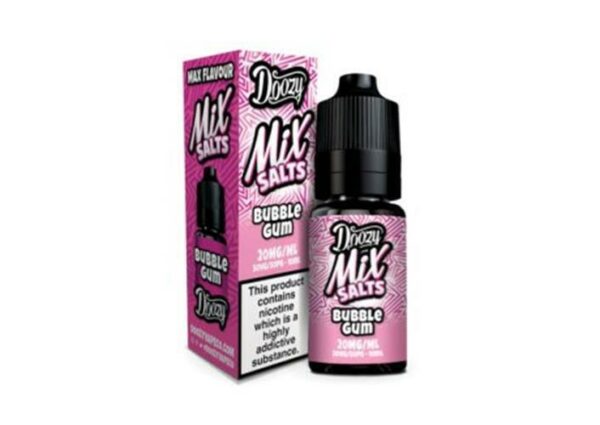 BUBBLEGUM 10ML NIC SALT DOOZY MIX SALTS