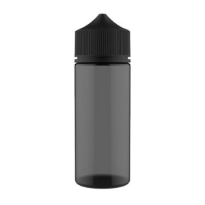 CHUBBY GORILLA 120ML BLACK TRANSPARENT V3 BOTTLE WITH BLACK CAP