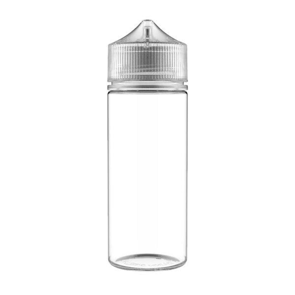 CHUBBY GORILLA 120ML CLEAR TRANSPARENT V3 BOTTLE WITH CLEAR CAP