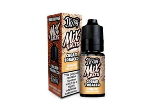 CREAM TOBACCO 10ML NIC SALT DOOZY MIX SALTS