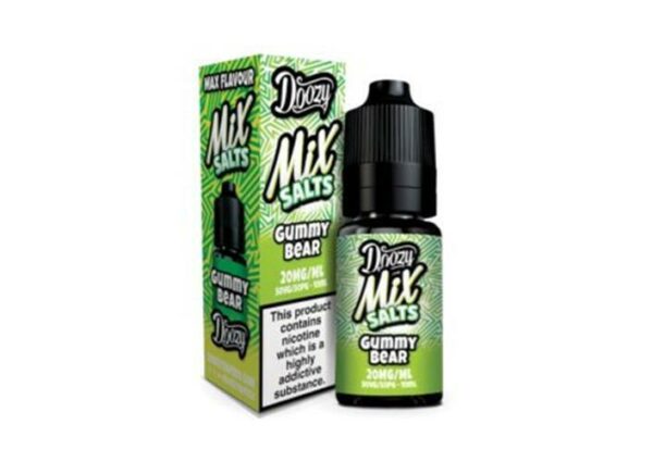GUMMY BEAR 10ML NIC SALT DOOZY MIX SALTS