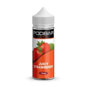 JUICY STRAWBERRY 100ML E LIQUID 50/50 PODBAR JUICE BY KINGSTON