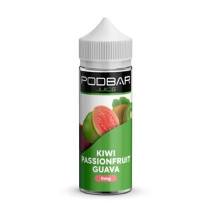 KIWI PASSIONFRUIT GUAVA 100ML E LIQUID 50/50 PODBAR JUICE BY KINGSTON