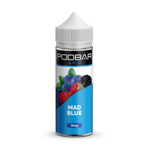 MAD BLUE 100ML E LIQUID 50/50 PODBAR JUICE BY KINGSTON