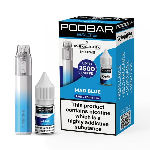 PODBAR BY KINGSTON X INNOKIN S1 REFILLABLE POD VAPE KIT 3500 - Image 28