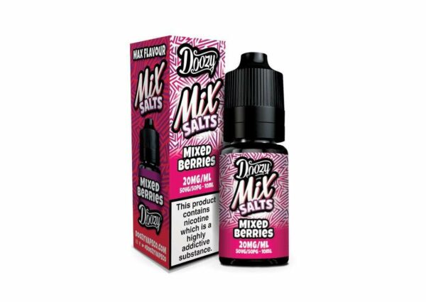 MIXED BERRIES 10ML NIC SALT DOOZY MIX SALTS